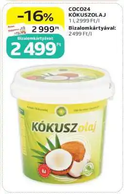 Auchan COCO24 Kókuszolaj ajánlat