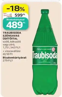 Auchan Traubisoda szénsavas üdítőital ajánlat