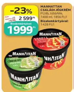 Auchan Manhattan Családi Jégkrém ajánlat