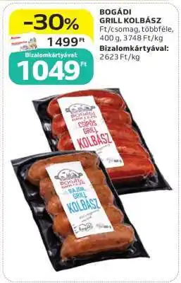 Auchan BOGÁDI GRILL KOLBÁSZ ajánlat