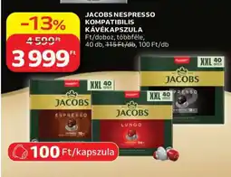 Auchan Jacobs Nespresso Kompatibilis Kávékapszula ajánlat