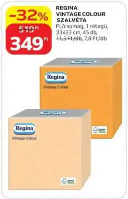 Auchan REGINA VINTAGE COLOUR SZALVÉTA ajánlat