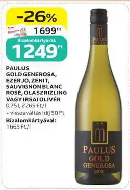 Auchan PAULUS GOLD GENEROSA ajánlat