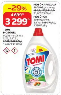 Auchan TOMI Mosógél ajánlat