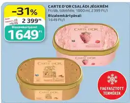 Auchan CARTE D’OR CSALÁDI JÉGKRÉM ajánlat