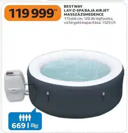 Auchan BESTWAY LAY-Z-SPA BAJA AIRJET MASSZÁZSMEDENCE ajánlat