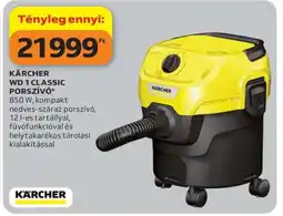 Auchan KÄRCHER WD 1 CLASSIC PORSZÍVÓ ajánlat