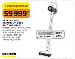 Auchan KÄRCHER KVA2 AKKUMULÁTOROS ÁLLÓ PORSZÍVÓ ajánlat