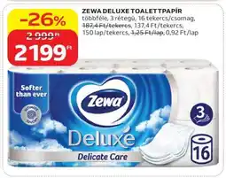 Auchan Zewa Deluxe toalettpapír ajánlat