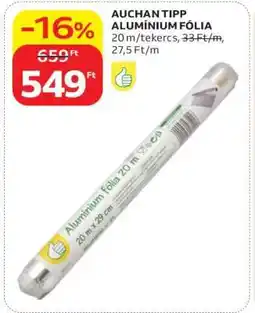 Auchan Auchan Tipp Alumínium Fólia ajánlat
