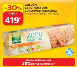 Auchan Gullón Zero, Rostdús, Cukormentes Keksz ajánlat