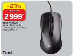 Auchan TRUST CARVE VEZETÉKES EGÉR ajánlat