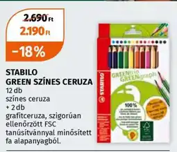 Müller STABILO GREEN SZÍNES CERUZA ajánlat