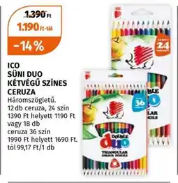 Müller ICO SÜNI DUO KÉTVÉGŰ SZÍNES CERUZA ajánlat