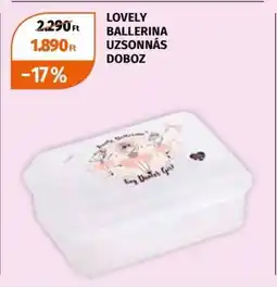 Müller LOVELY BALLERINA UZSONNÁS DOBOZ ajánlat