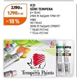 Müller ICO Süni tempera ajánlat