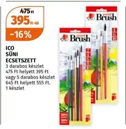 Müller ICO SÜNI ECSETSZETT ajánlat