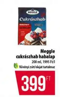 Coop Meggle cukrászhab habalap ajánlat