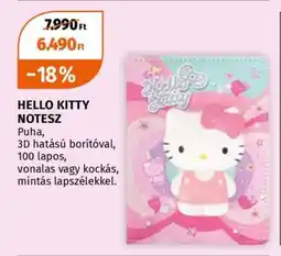 Müller HELLO KITTY NOTESZ ajánlat
