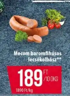 Coop Mecom baromfihúsos lecsókolbász ajánlat