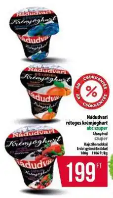 Coop Nádudvari réteges krémjoghurt ajánlat