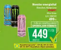 Coop MONSTER Energiaital ajánlat