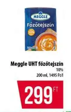 Coop MEGGLE UHT Főzőtejszín ajánlat