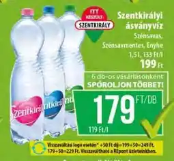 Coop SZENTKIRÁLYI Ásványvíz ajánlat
