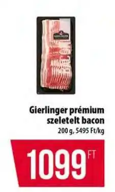 Coop Gierlinger prémium szeletelt bacon ajánlat