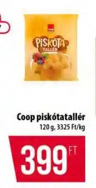 Coop Coop piskótatallér ajánlat