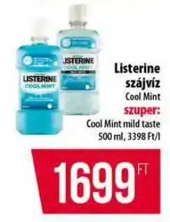 Coop Listerine szájvíz Cool Mint ajánlat