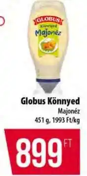 Coop Globus könnyed majonéz ajánlat