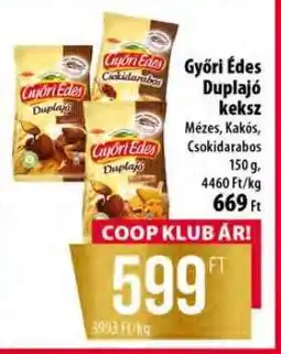 Coop Győri Édes Duplajó keksz ajánlat