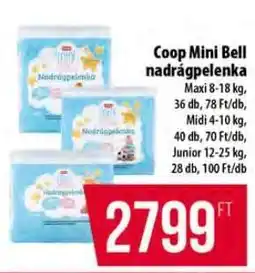 Coop Coop Mini Bell nadrágpelenka ajánlat