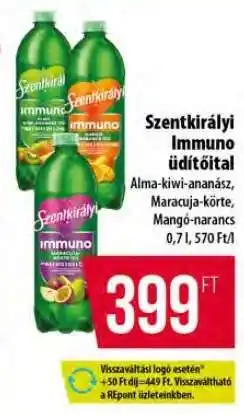 Coop Szentkirályi Immuno üdítőital ajánlat