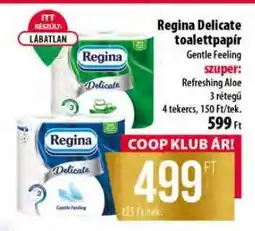 Coop Regina Delicate toalettpapír ajánlat