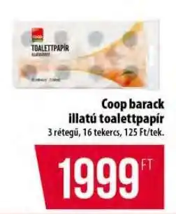 Coop Coop barack illatú toalettpapír ajánlat