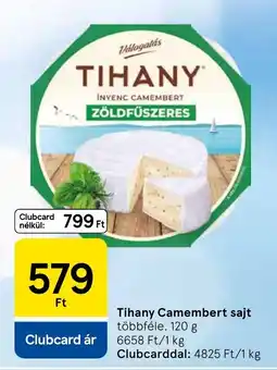 Tesco Tihany Camembert sajt ajánlat