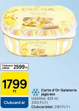 Tesco Carte d'Or Gelateria jégkrém ajánlat