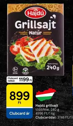 Tesco Hajdú grillsajt ajánlat