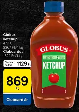 Tesco Globus ketchup ajánlat