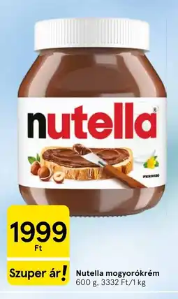 Tesco Nutella mogyorókrém ajánlat