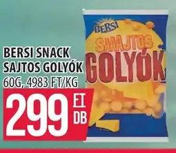 Coop Bersi snack sajtos golyók ajánlat