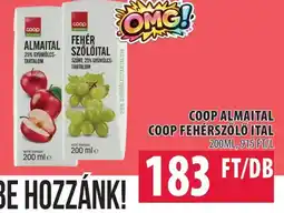 Coop Coop fehérszőlő ital ajánlat
