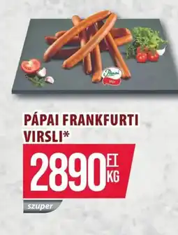 Coop Pápai frankfurti virsli ajánlat