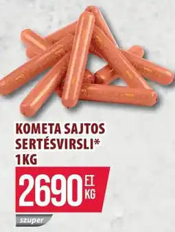Coop Kometa sajtos sertésvirsli ajánlat