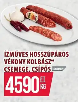 Coop Ízműves hosszúpáros vékony kolbász* csemege, csípős ajánlat