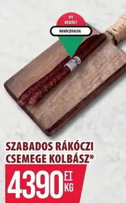Coop Szabados rákóczi csemege kolbász ajánlat