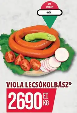 Coop Viola lecsókolbász ajánlat
