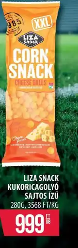 Coop Liza snack kukoricagolyó sajtos ízű ajánlat